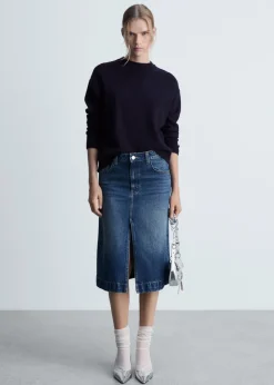 MANGO Swetry I Kardigany*Sweter z okrągłym dekoltem