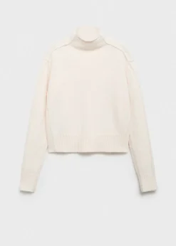 MANGO Swetry I Kardigany*Sweter z półgolfem i dekoracyjnymi szwami