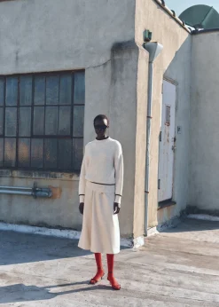 MANGO Swetry I Kardigany*Sweter z półgolfem i kontrastowym wykończeniem