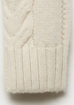 MANGO Swetry I Kardigany*Sweter z półgolfem i warkoczami