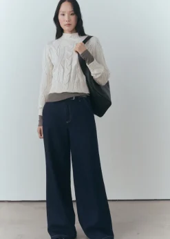 MANGO Swetry I Kardigany*Sweter z półgolfem i warkoczami