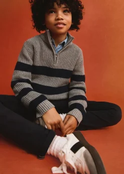 Dzieci MANGO Swetry I Kardigany*Sweter z półgolfem na zamek