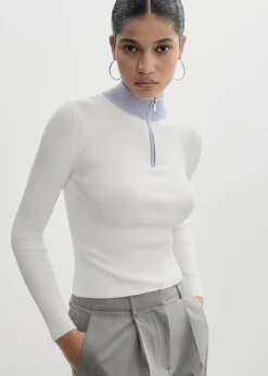 MANGO Swetry I Kardigany*Sweter z półgolfem na zamek