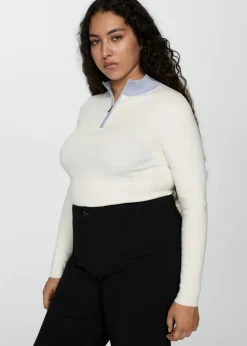 MANGO Swetry I Kardigany*Sweter z półgolfem na zamek