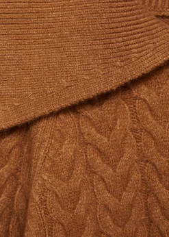 MANGO Swetry I Kardigany*Sweter z warkoczami i wykładanymi wyłogami