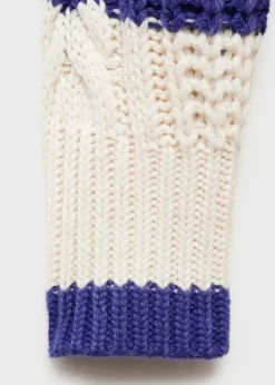 MANGO Swetry I Kardigany*Sweter z warkoczami w paski