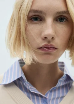 MANGO Swetry I Kardigany*Sweter z wszytą koszulą