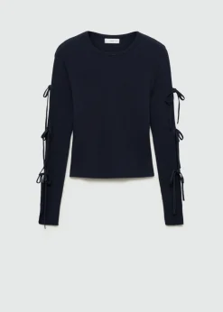 MANGO Swetry I Kardigany*Sweter z wycięciami i wiązaniami