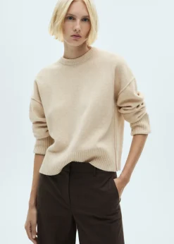 MANGO Swetry I Kardigany*Sweter z wywiniętymi rękawami