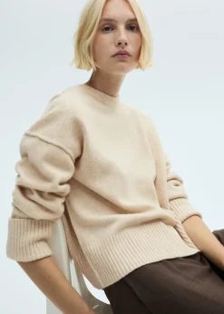 MANGO Swetry I Kardigany*Sweter z wywiniętymi rękawami