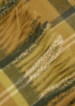 MANGO Szaliki I Chusty*Szalik w kratkę z frędzlami