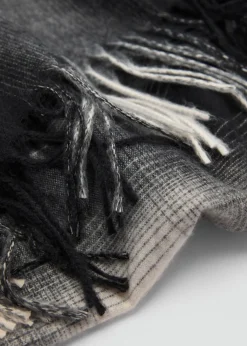 MANGO Szaliki, Czapki I Rękawiczki*Szalik z flaneli w kratę