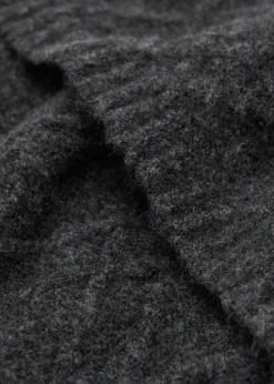 MANGO Więcej Akcesoriów*Szalik z wełny z warkoczami