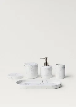 MANGO Akcesoria Łazienkowe*Szkatułka dekoracyjna z żywicy