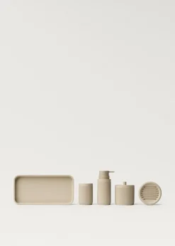 MANGO Akcesoria Łazienkowe*Szkatułka z żywicy do łazienki