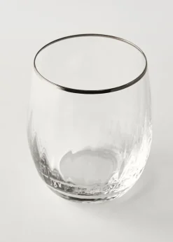 MANGO Szklanki I Kieliszki*Szklanka ze szkła z fakturą w paski