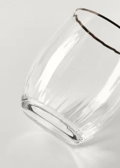 MANGO Szklanki I Kieliszki*Szklanka ze szkła z fakturą w paski