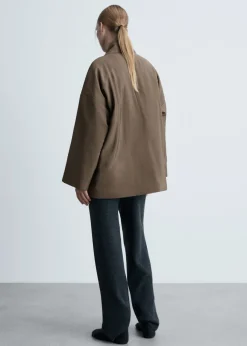 MANGO Piżamy|Piżamy*Szlafrok watowany z kieszeniami