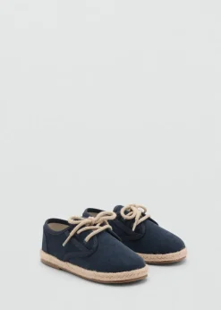 Dzieci MANGO Buty*Sznurowane buty skórzane