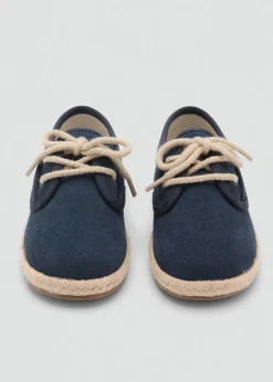 Dzieci MANGO Buty*Sznurowane buty skórzane