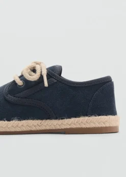 Dzieci MANGO Buty*Sznurowane buty skórzane