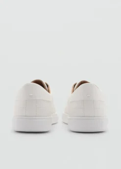 MANGO Buty*Sznurowane buty sportowe ze wstawkami