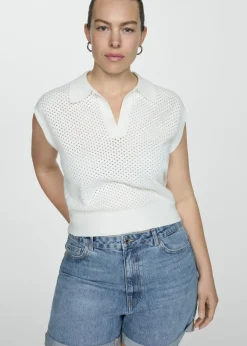 MANGO Krótkie Spodenki*Szorty dżinsowe mom fit