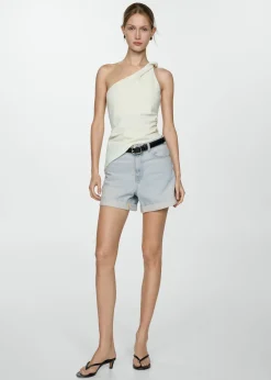 MANGO Krótkie Spodenki*Szorty dżinsowe mom fit