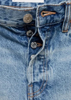 MANGO Krótkie Spodenki*Szorty dżinsowe z postrzępionym dołem