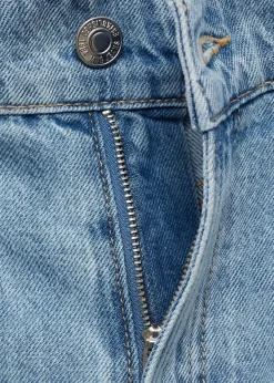 MANGO Krótkie Spodenki*Szorty dżinsowe z zaszewkami