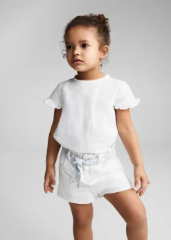 Dzieci MANGO Szorty I Spódnice*Szorty paperbag z denimu