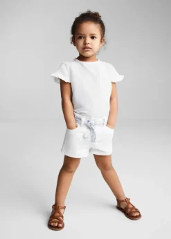 Dzieci MANGO Szorty I Spódnice*Szorty paperbag z denimu