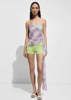 MANGO Krótkie Spodenki*Szorty skinny z dzianiny