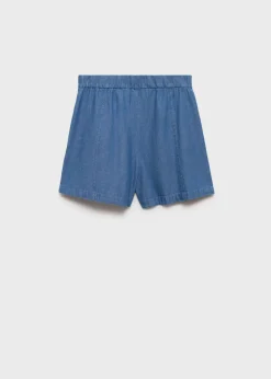 MANGO Krótkie Spodenki*Szorty z bawełny w dżinsowym stylu