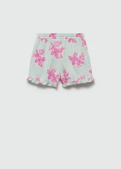 Dzieci MANGO Szorty I Spódnice*Szorty z bawełny w kwiaty