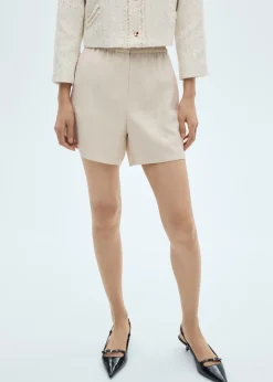 MANGO Krótkie Spodenki*Szorty z elastycznym pasem