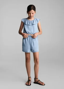 Dzieci MANGO Szorty I Spódnice*Szorty z lyocellu z elastycznym pasem