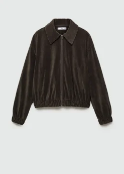 MANGO Kurtki*Sztruksowa kurtka bomber