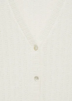 MANGO Kamizelki*Szydełkowa kamizelka na guziki