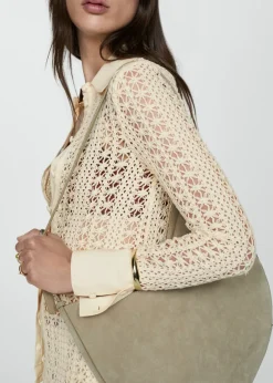 MANGO Swetry I Kardigany|Koszule I Bluzki*Szydełkowa koszula