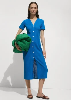 MANGO Sukienki I Kombinezony*Szydełkowa sukienka z guzikami