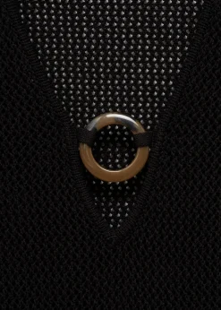 MANGO Sukienki I Kombinezony*Szydełkowa sukienka z kółkiem