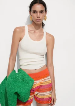 MANGO Krótkie Spodenki*Szydełkowe spodenki