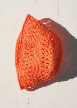 MANGO Czapki I Rękawiczki*Szydełkowy kapelusz rybacki