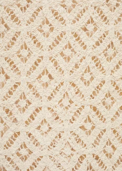 MANGO Topy*Szydełkowy top bez rękawów