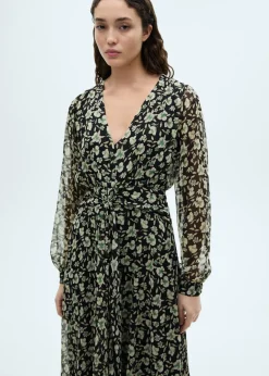 MANGO Sukienki I Kombinezony*Szyfonowa sukienka w kwiaty
