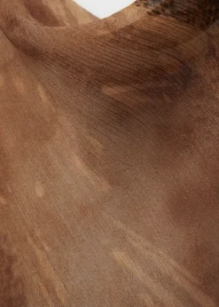 MANGO Sukienki I Kombinezony*Szyfonowa wzorzysta sukienka