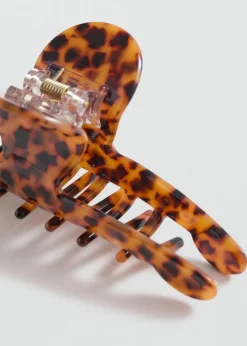 MANGO Akcesoria Do Włosów*Szylkretowa klamra do włosów