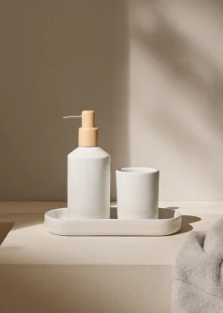 MANGO Akcesoria Łazienkowe*Taca do łazienki z kamionki