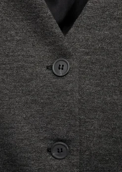 MANGO Kamizelki*Taliowana kamizelka na guziki